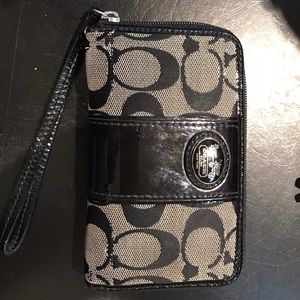 Coach Zip Around Wallet