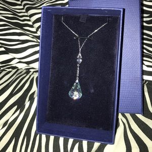 Swarovski crystal blue necklace