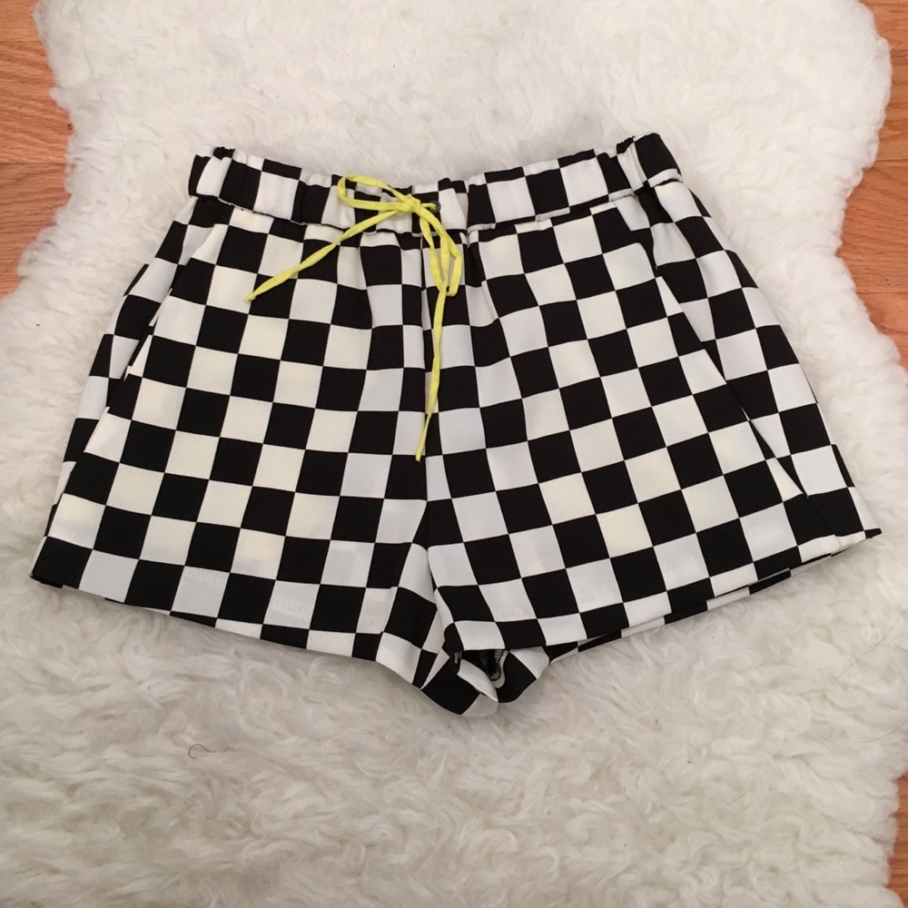 Zara checkered shorts