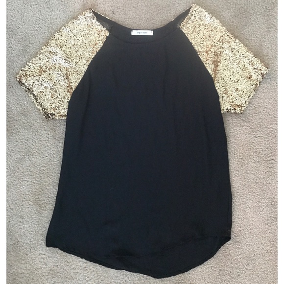 Francesca's Collections Tops - Boutique Sequin Shirt