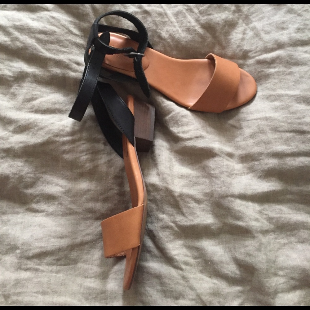 Dressy Madewell sandals - ankle strap - 1" heel