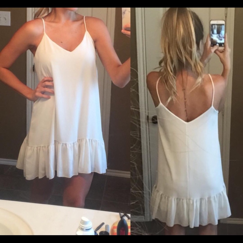 Adorable little white dress