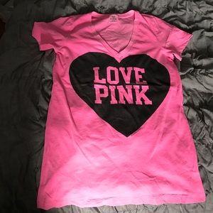 Victoria's Secret PINK love pink tshirt