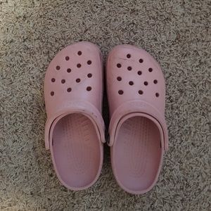 Pink Crocs