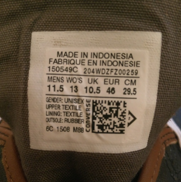 Brand New Converse Jack Purcell Low Tops - Picture 3 of 8