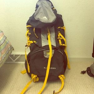 High sierra travel backpack