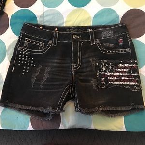 Miss Me America shorts