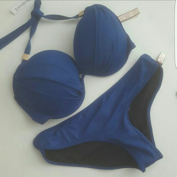 Victoria's Secret 36DD THE TEASE HALTER BIKINI SET