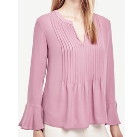Ann Taylor pink blouse - Picture 1 of 3