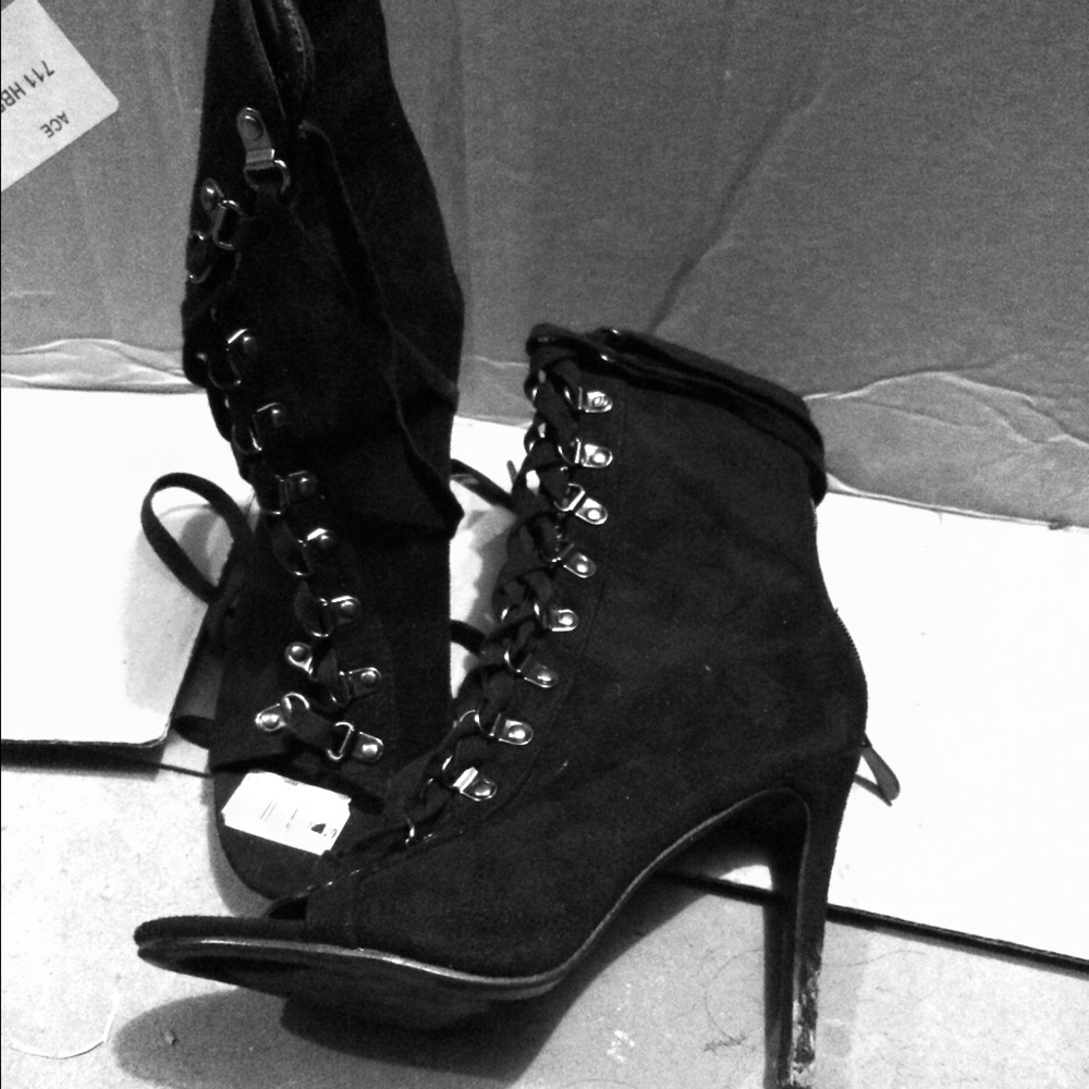 Black heels