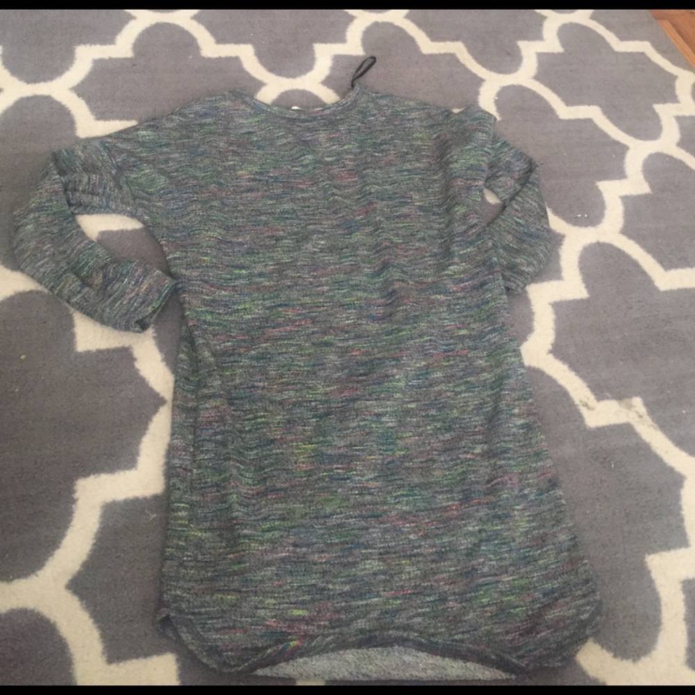 Long sleeve cotton tshirt dress