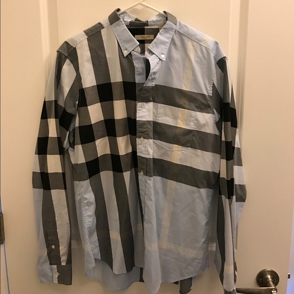 Burberry Brit Men's Shirt in Blue