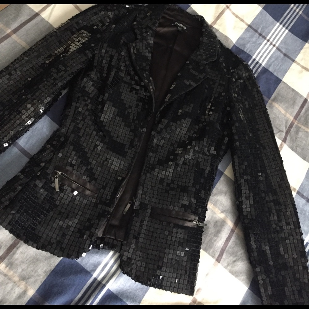 Bebe sequin blazer