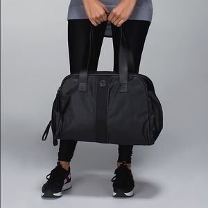 Lululemon Two Times A Yoga Gym Exercise Bag Black