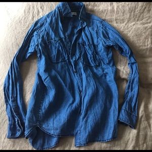Chambray linen Madewell shirt