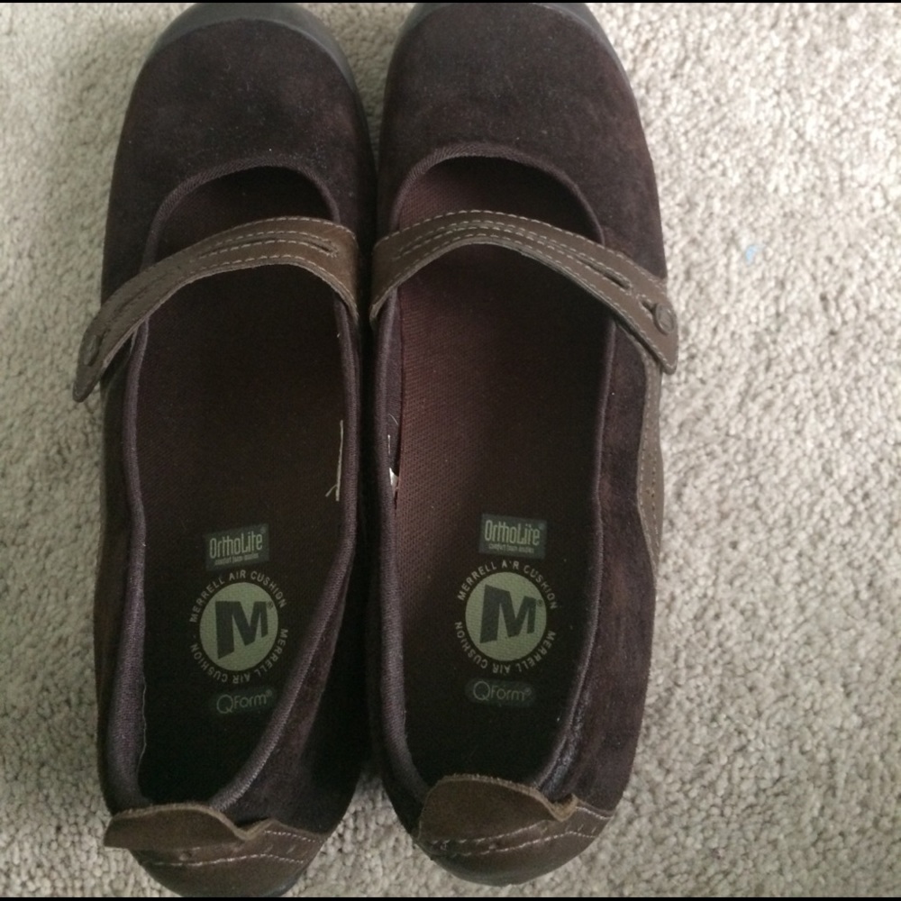 Merrell ortholite Mary Janes.  9.5