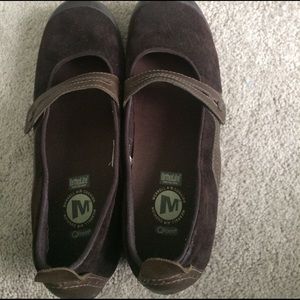 Merrell ortholite Mary Janes.  9.5