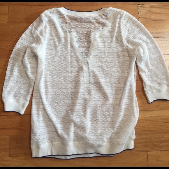 Removing Soon!: Anthropologie White Sheer Top!!! - Picture 5 of 5