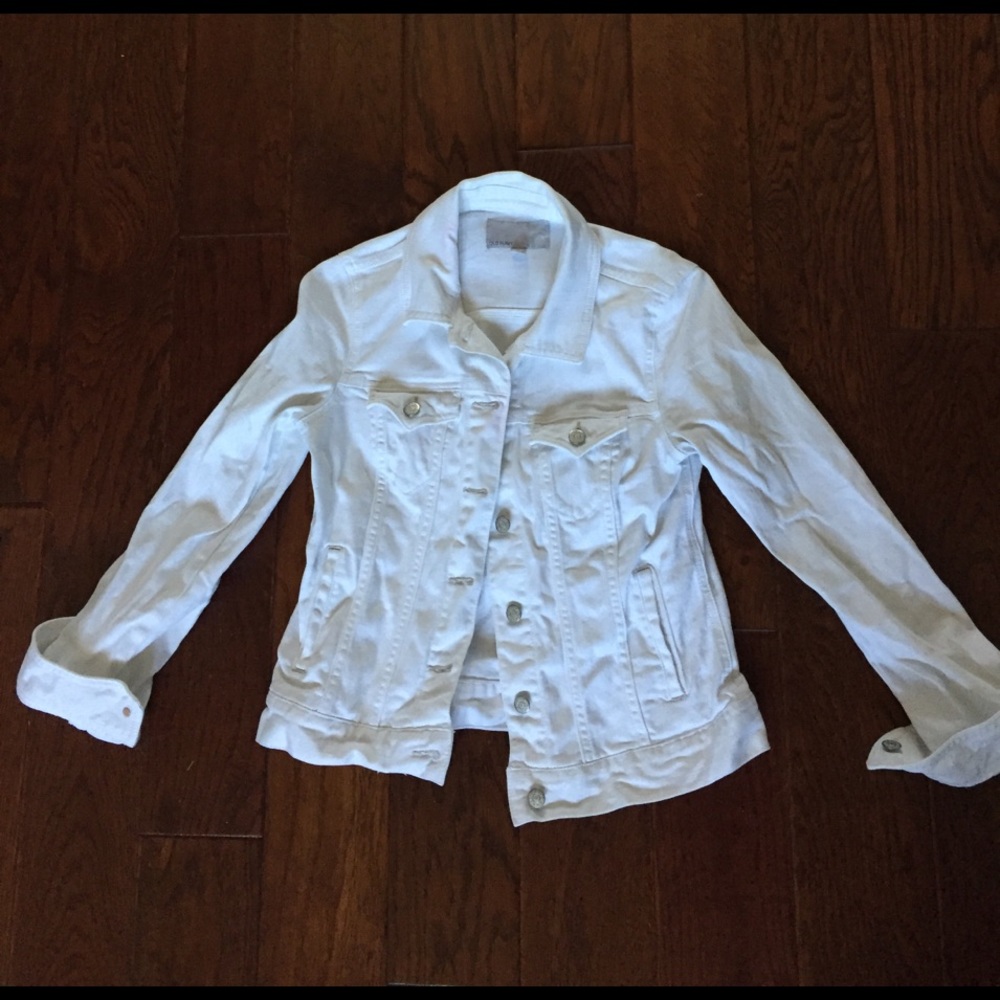 Old Navy White Denim Jacket