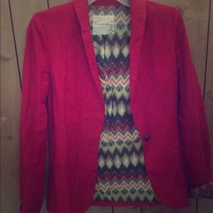 Red blazer