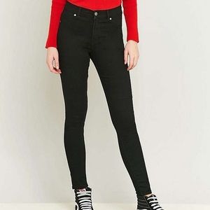 Cheap Monday High Spray On Black Skinny Jeans