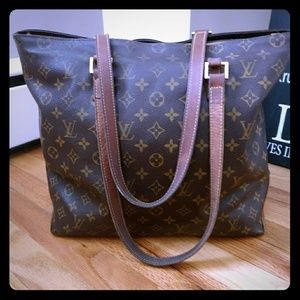 Authentic Louis Vuitton Cabas Mezzo Tote