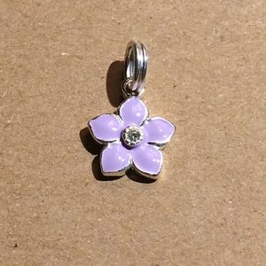 Sterling silver flower pendant