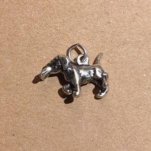 Sterling silver retriever pendant