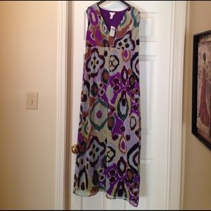 Chico's printed maxi dress