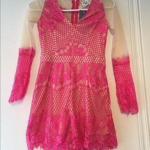 hellomolly pink romper