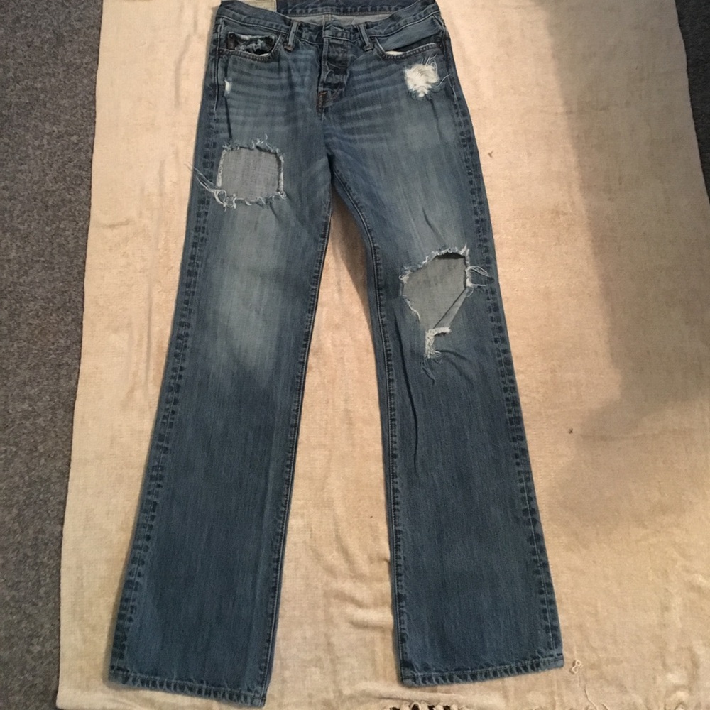 Abercrombie & Fitch young men's jeans.
