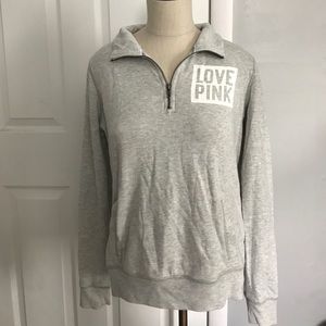 Gray pullover sweatshirt from PINK
