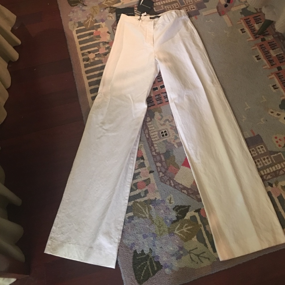 NWT Balenciaga white linen pants