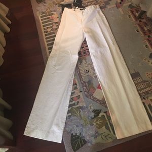 NWT Balenciaga white linen pants
