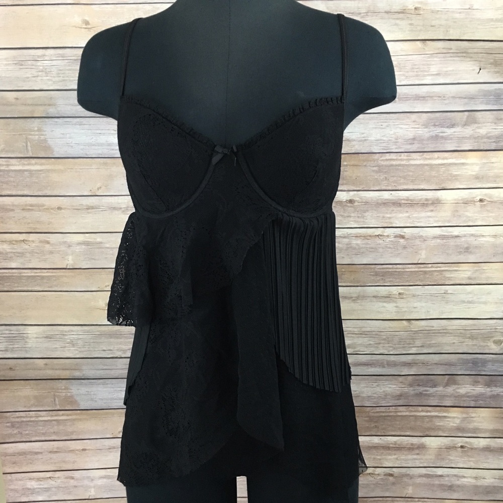 Victoria's Secret Black Lace Baby Doll Nighty
