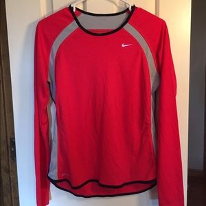 Long sleeve Nike tee.