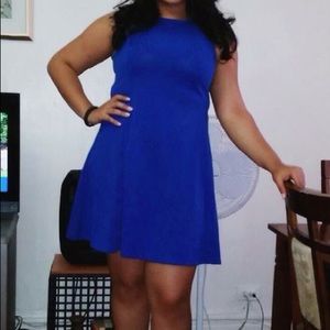 Royal blue dress