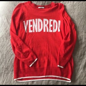 Vendredi/Friday crewneck sweater - Madewell - thin