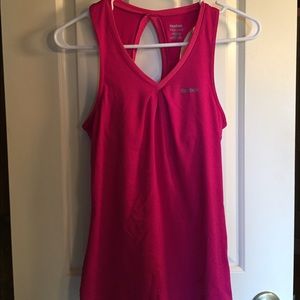 Hot pink Reebok athletic tank