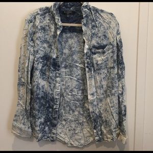 Urban outfitters acid wash flannel