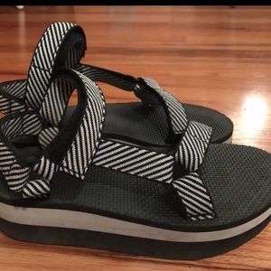 Women's Teva Platforms Size 8