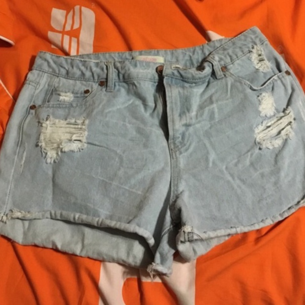 High waist shorts