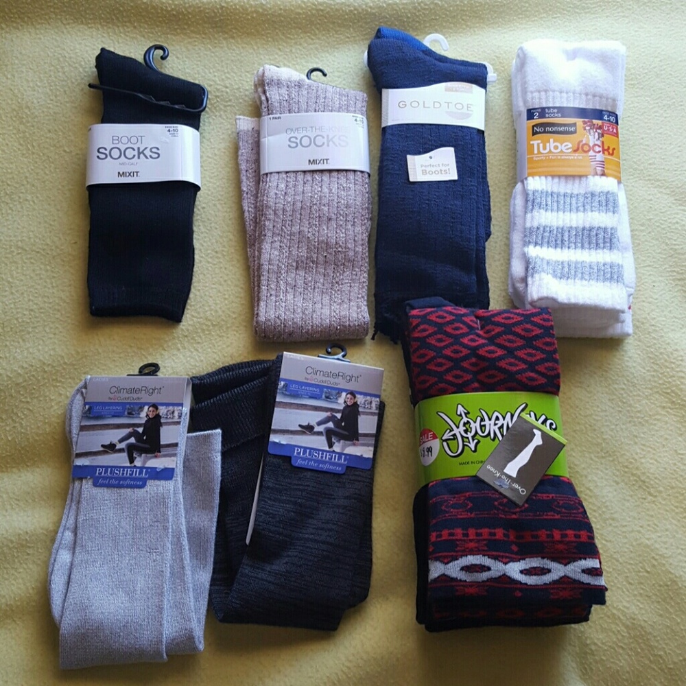 New knee hi and higher socks