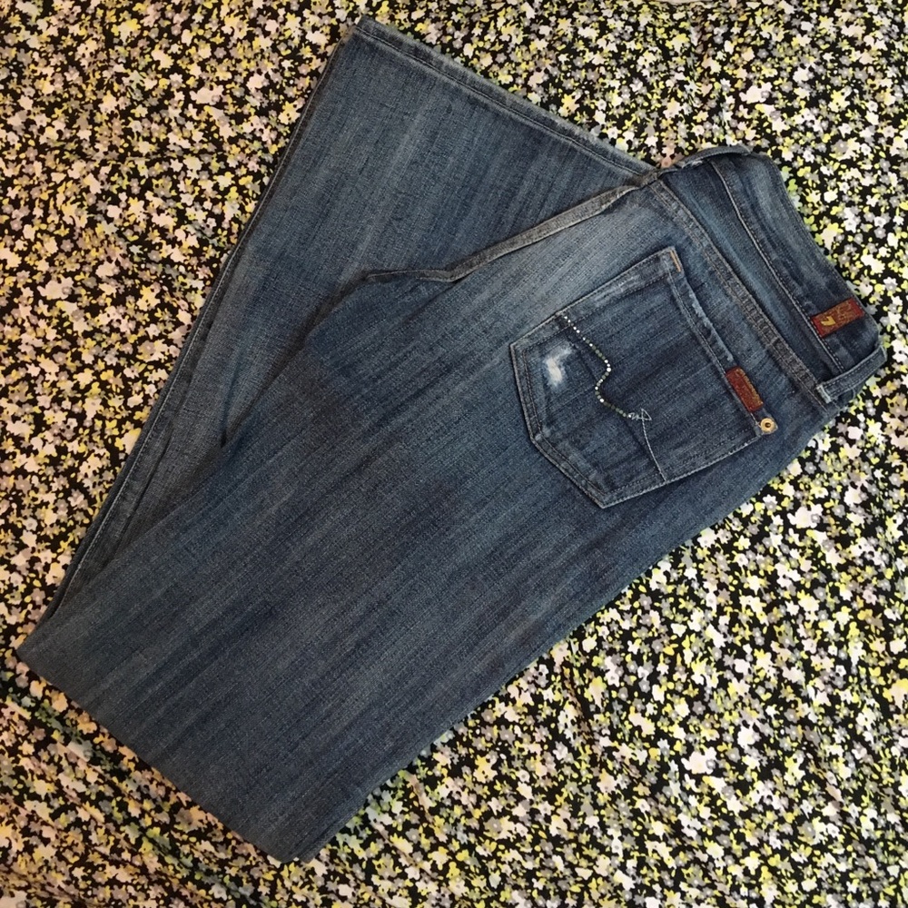 7 for all mankind flare jeans