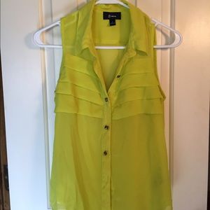 Neon yellow tank