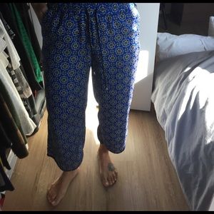 Forever 21 Silk Cropped Pants