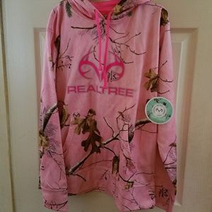 REAL TREE pink camo hoodie. Size Med NWT REAL TREE pink camo hoodie. Size Med NWT