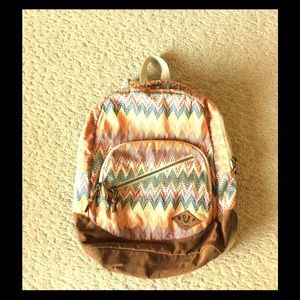 Roxy Rainbow Print Backpack