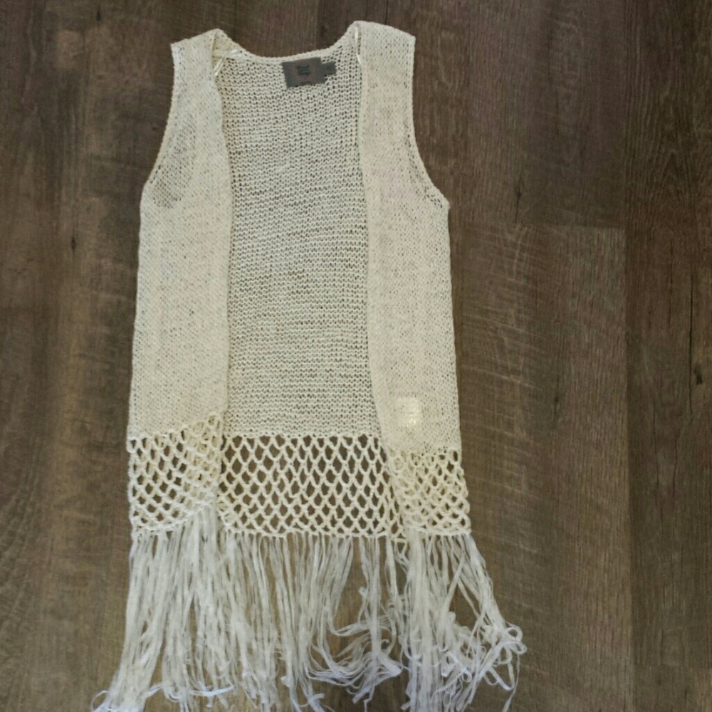 Crotchet Fringe vest