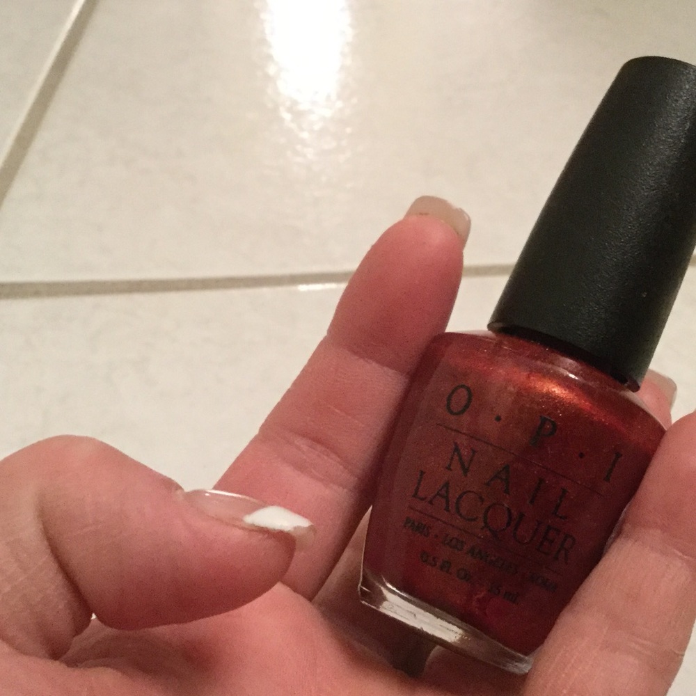 1 nail polish color roman flame from OPI
